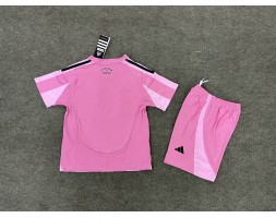 Inter Miami Domáci Detský futbalový dres 2025-26 Krátky Rukáv (+ trenírky)